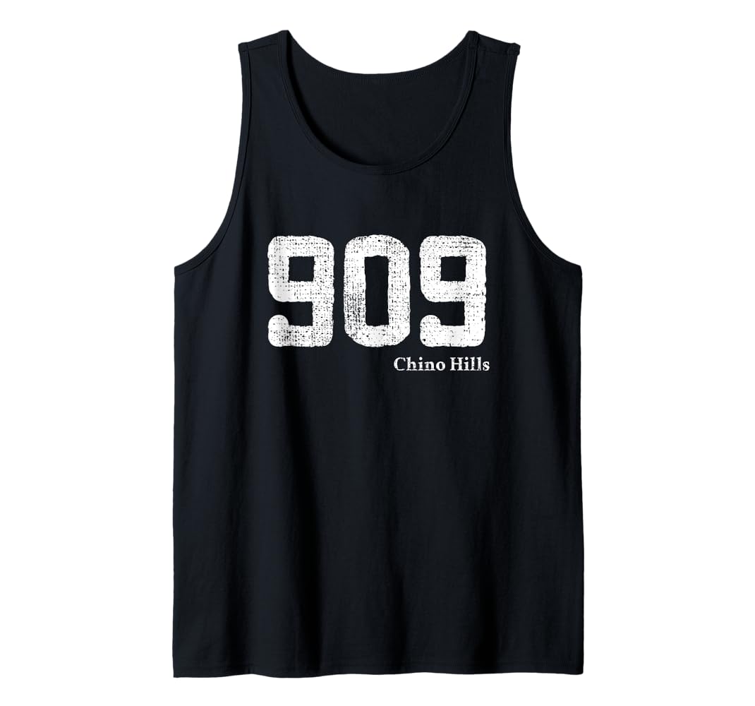 Amazon.com: 909 Area Code Chino Hills, California Tank Top